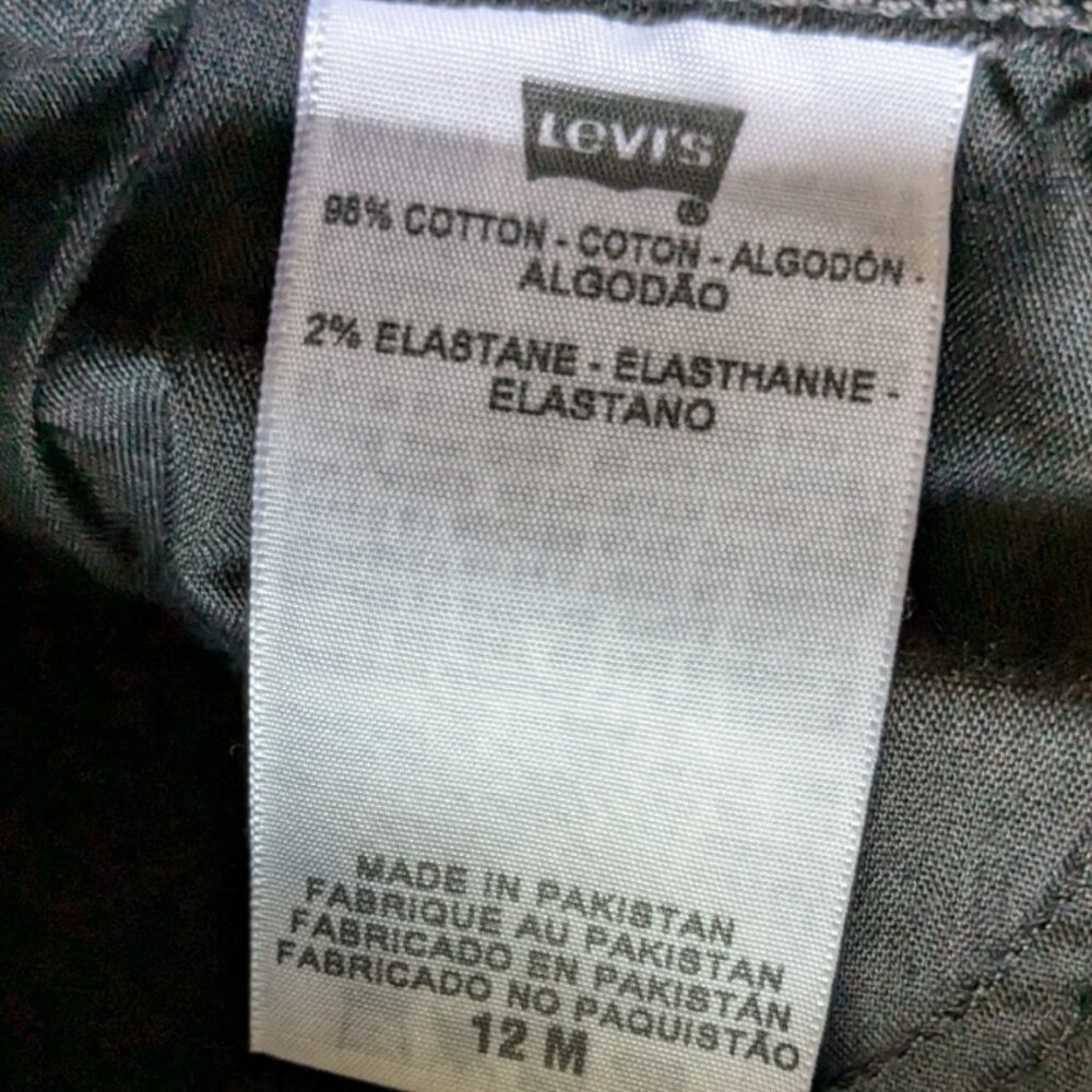 Black Levi's Mid-Rise Skinny - Picture 7 of 7